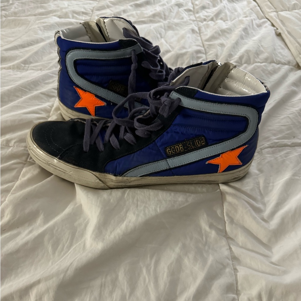 Golden goose high top “slide”
